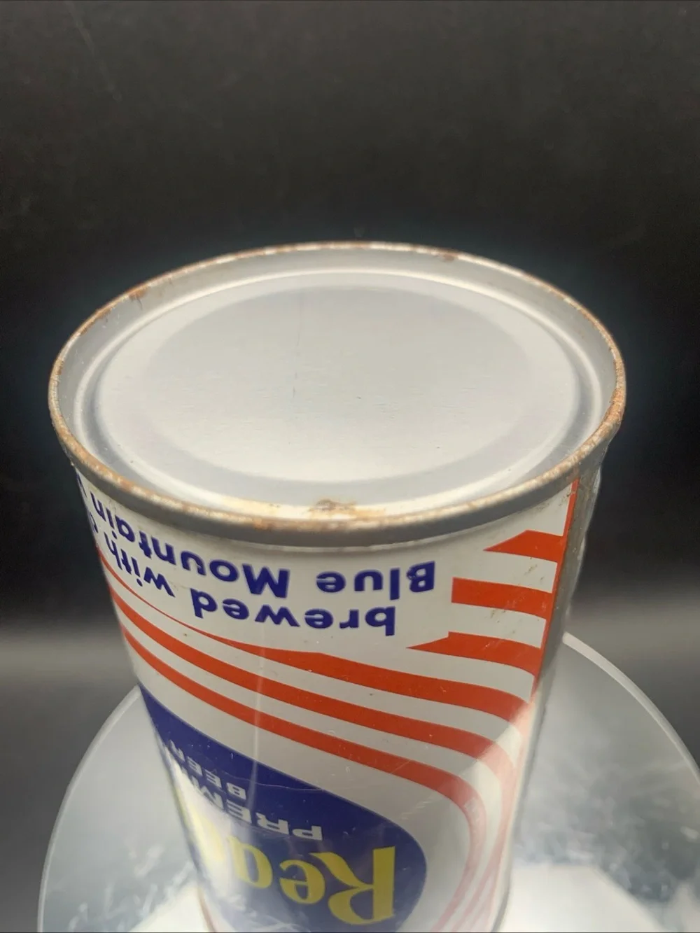 Vintage Beer Can Reading Light Premium Beer Star Spangled Banner Empty